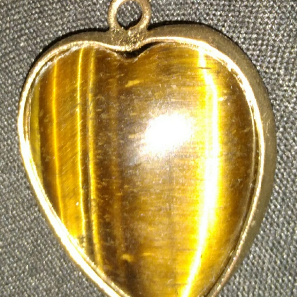 Cats Eye Necklace Charm